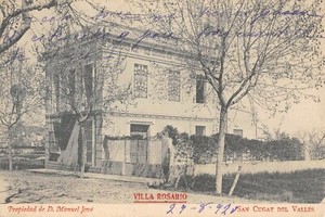 CPA Espagne – San Cugat Del Valles Plaza Mercado – Noir Et Blanc – Années 1900