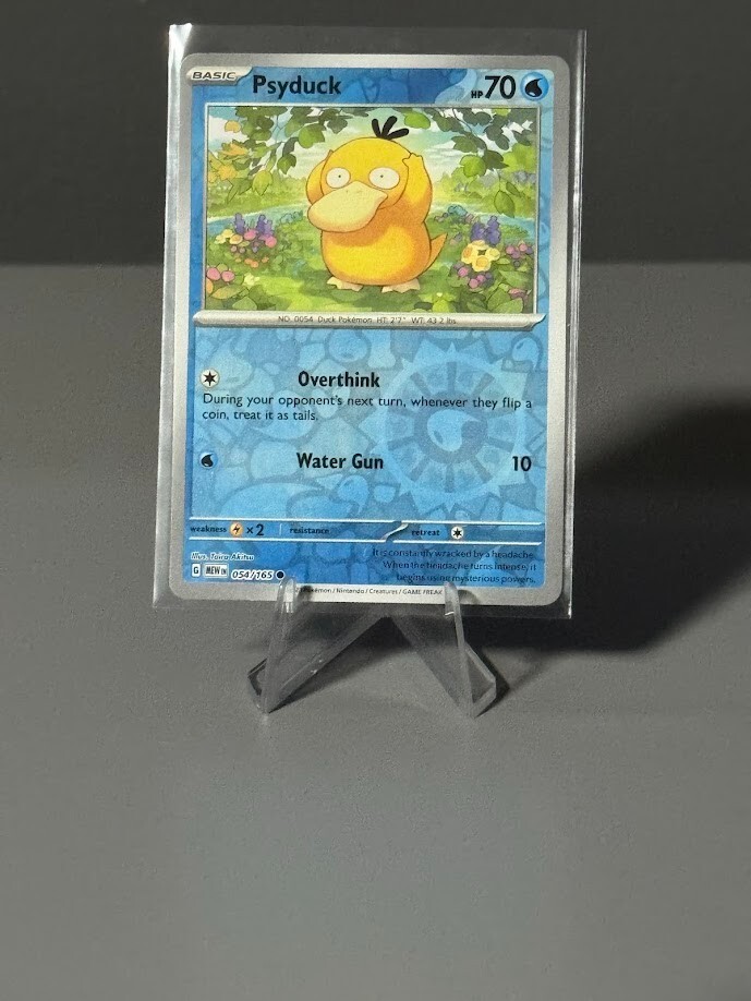 Pokemon TCG Scarlet & Violet 151 - Psyduck 054/165 Reverse Holo NM