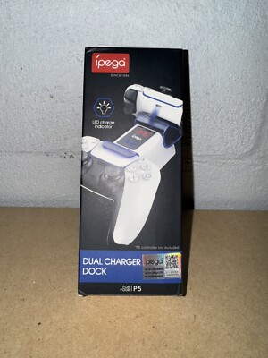 Ipega Dual Charger Dock, LED Charge Indicator, For P5 Controller