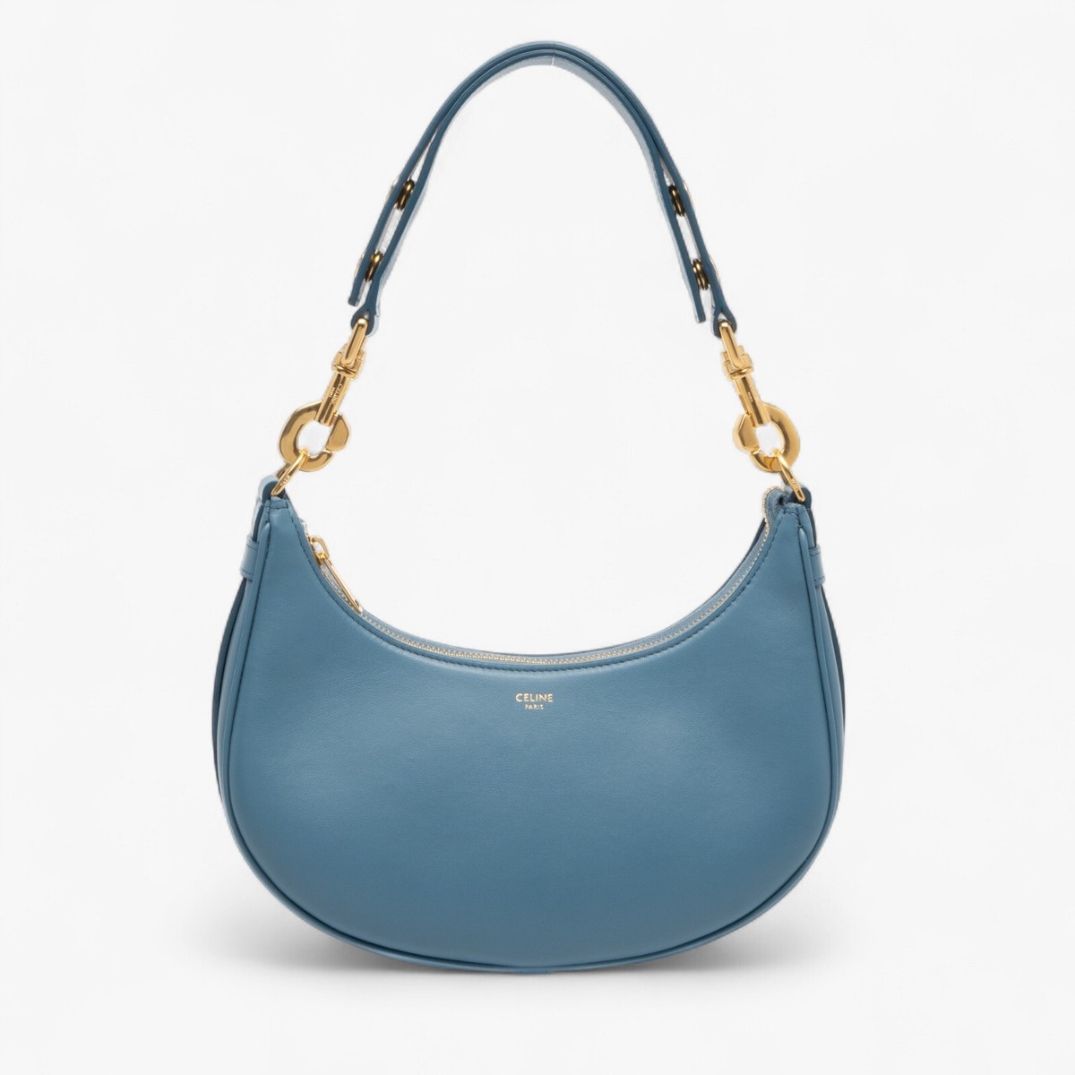 ☆国内発送☆【CELINE】SHOULDER BAGS MEDIUM AVA Medium Ava Triomphe Bag in Denim and Calfskin - Via Manzoni