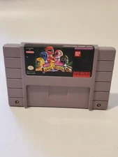 Mighty Morphin Power Rangers SNES Super Nintendo Bandai Made In Japan