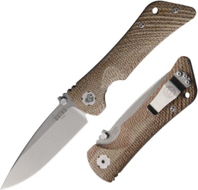 Southern Grind Spider Monkey Folding Knife 3.25'' S35VN Steel Blade Mic Handle