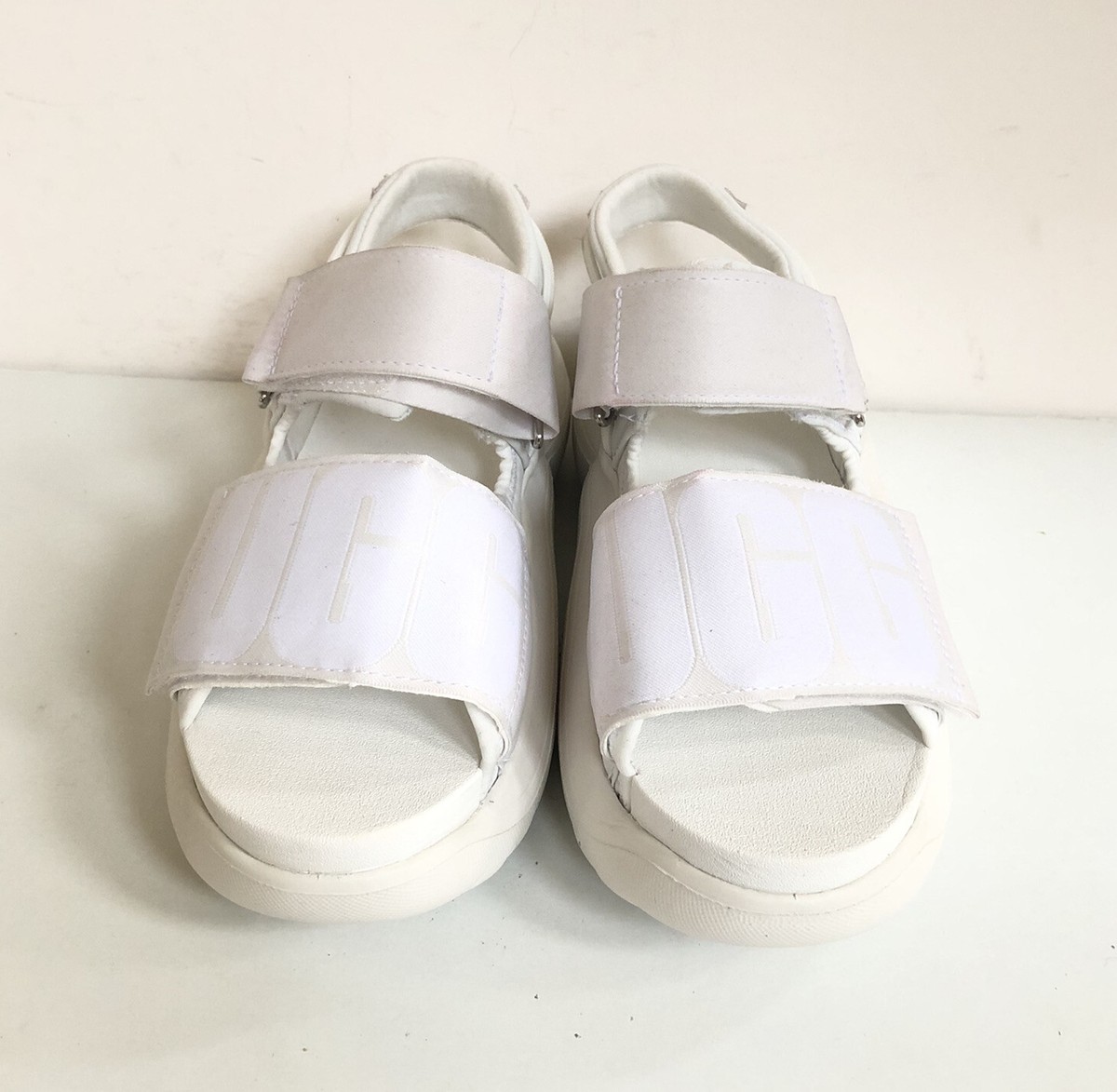 UGG LA CLOUD STRAP WHITE PLATFORM SANDALS US 11 / EU 42 / UK 9 | eBay