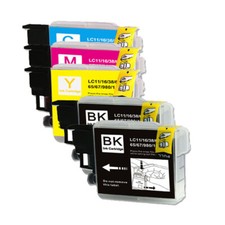 5P Printer Ink Set fits Brother LC61 MFC-J220 MFC-J265W MFC-J270W MFC-J410W