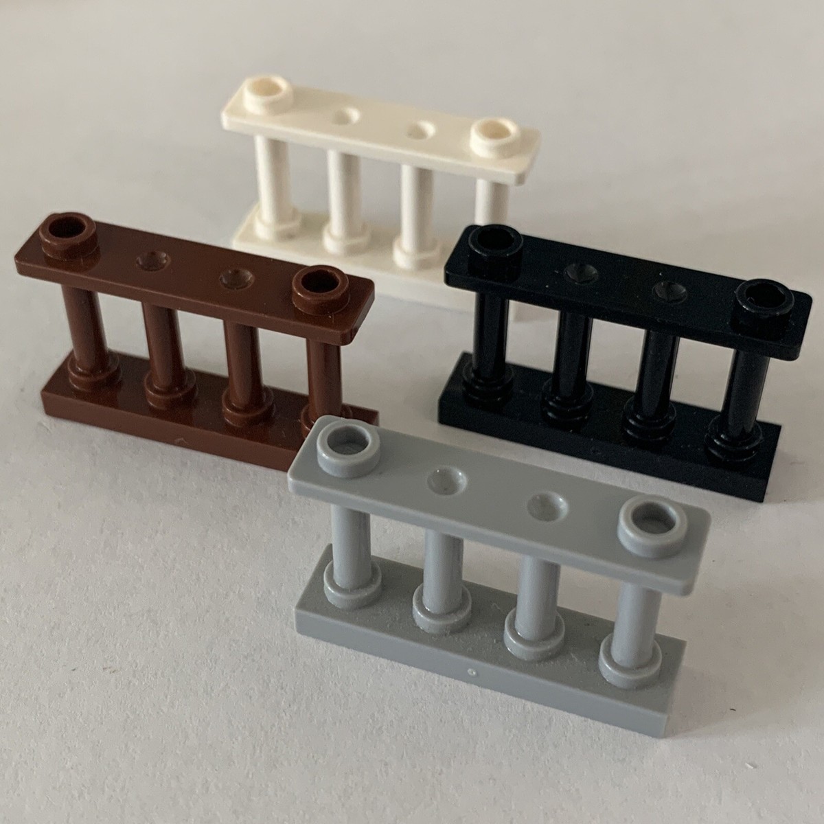 Lego Part 30055 (2pcs) fence 1 x 4 x 2 spindled with 2 studs | eBay
