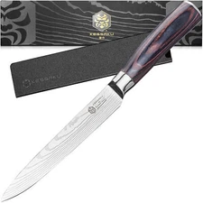 Kessaku 5.5" Chef's Utility Knife Samurai Series High Carbon Stainless Steel