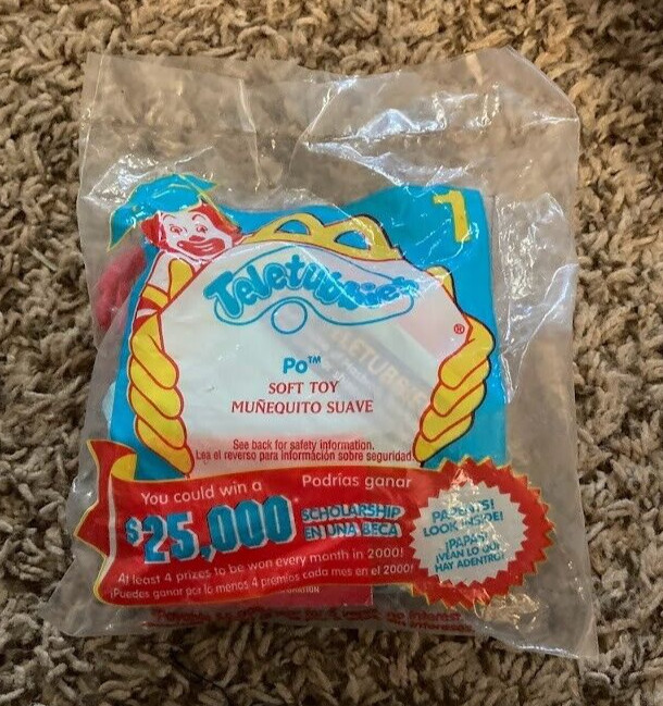 Juguete Happy Meal Teletubbies McDonalds 2000 - clip para culo #1