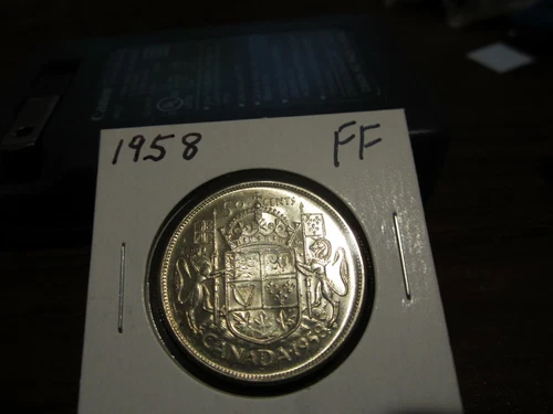 1958 - 50 cent Canada Silver - Canadian half dollar