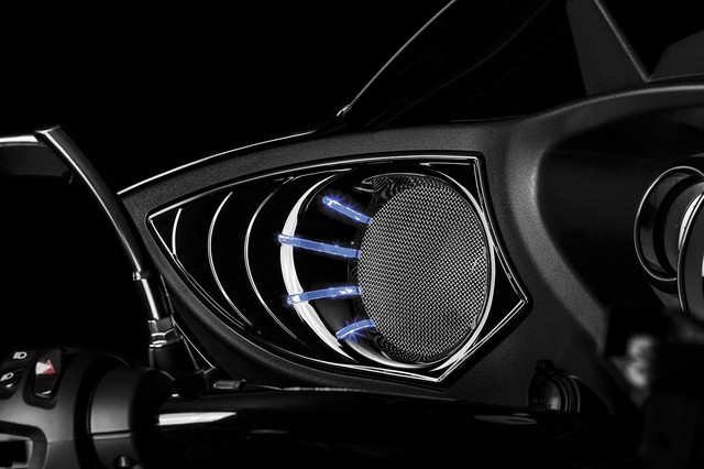 Kuryakyn 7699 LED Speaker Grills, Black for sale online