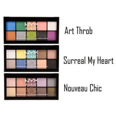 NYX Avant Pop 10 Color Shadow Palette ~ Art Throb ~ SEALED