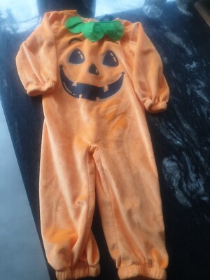 Baby Boys Girls HALLOWEEN 🎃Pumpkin Sleepsuit to yrs 12 24 months Baby  Grow UK