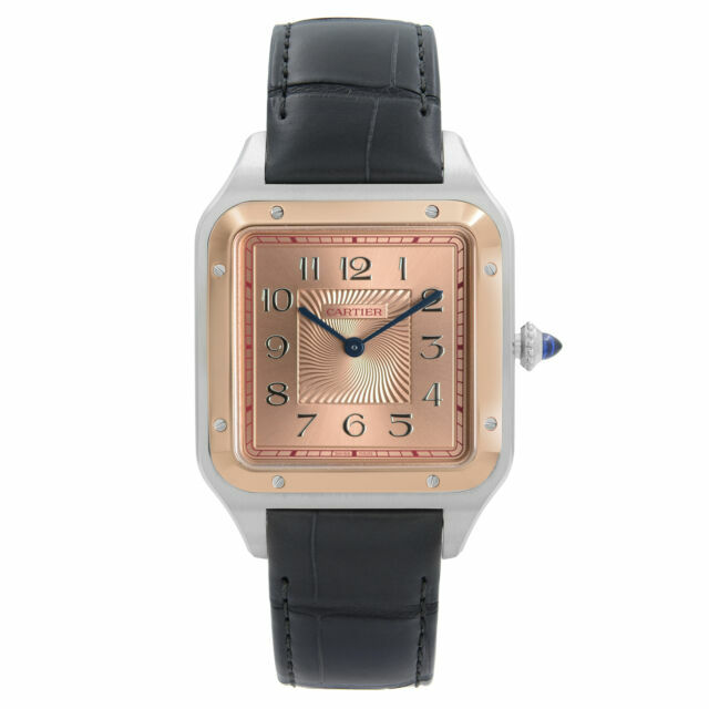 Cartier Santos Pink Men's Watch 