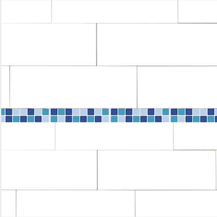 SELF ADHESIVE MOSAIC BORDER TILE STICKERS BATHROOM KITCHEN DIY 1030