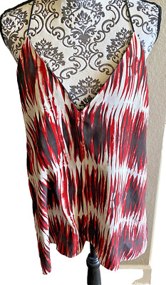 Milly M Blouse Size Medium Spaghetti Strap Top Tank Med Shirt Pretty camisole