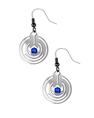 Frank Lloyd Wright April Showers II Earrings - Blue