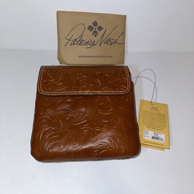 Patricia Nash Balluri Tooled  Leather Crossbody Bag Florence NWT P61407