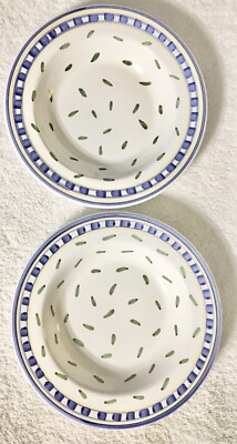★廃盤　ウィリアムズソノマ　イタリア製ハンドペイント　TOURNESOL 2 Vintage Williams-Sonoma “Tournesol” Italy 9-3/8” Pasta Soup Bowl