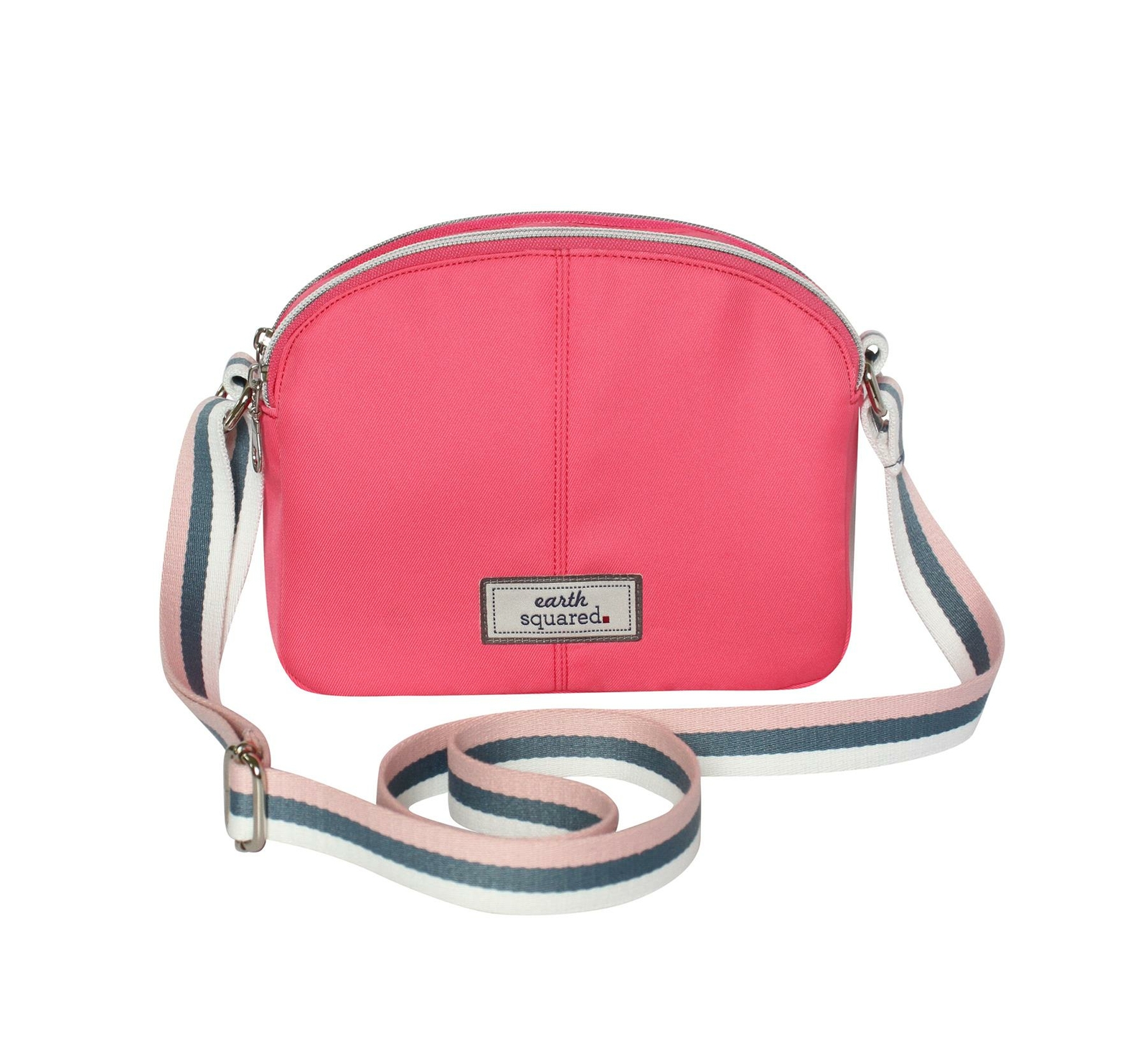 Earth Squared - Voyage Half Moon Messenger Bag - Pink - 21x16x5cms