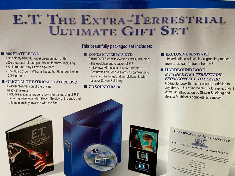 E.T. The Extra-Terrestrial Ultimate Gift Set Region 1 DVD 1982 - Image 4 of 4