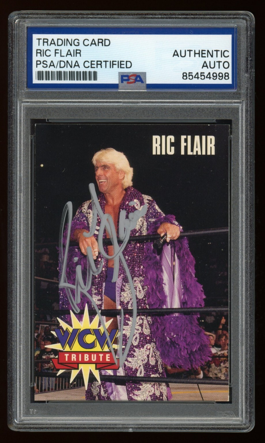 Ric Flair Signed PSA/DNA Auto 1995 WCW CARDZ #78 Autographed Card HOF