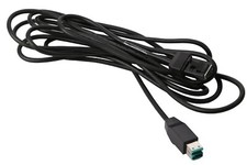 Powered USB Cable; 12V, 3.8M, Black