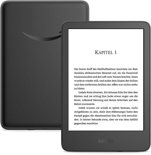 Amazon Kindle eBook Reader | WiFi WLAN | RS23CV | 16 GB | Schwarz - Bild 2 von 7