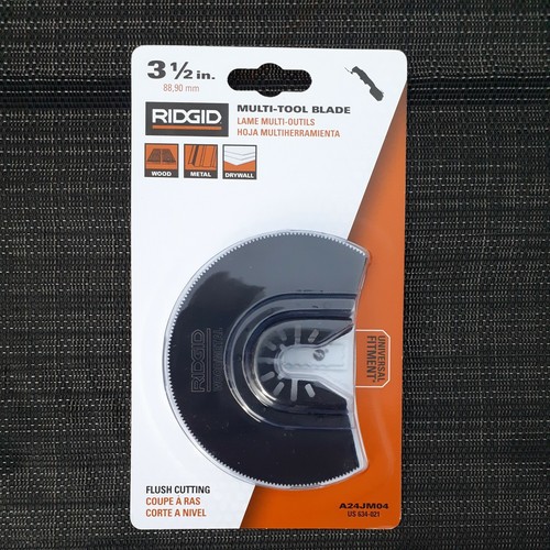 RIDGID 31/2 in. Universal MultiTool Flush Cut Blade Steel Metal Wood Drywall eBay