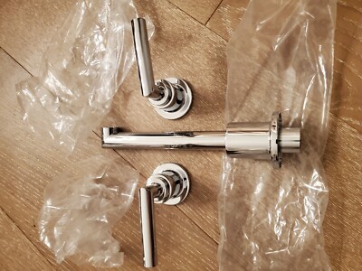 New Moen Arris TS43003 Wall Mounted Widespread Bathroom Faucet Polished Chrome