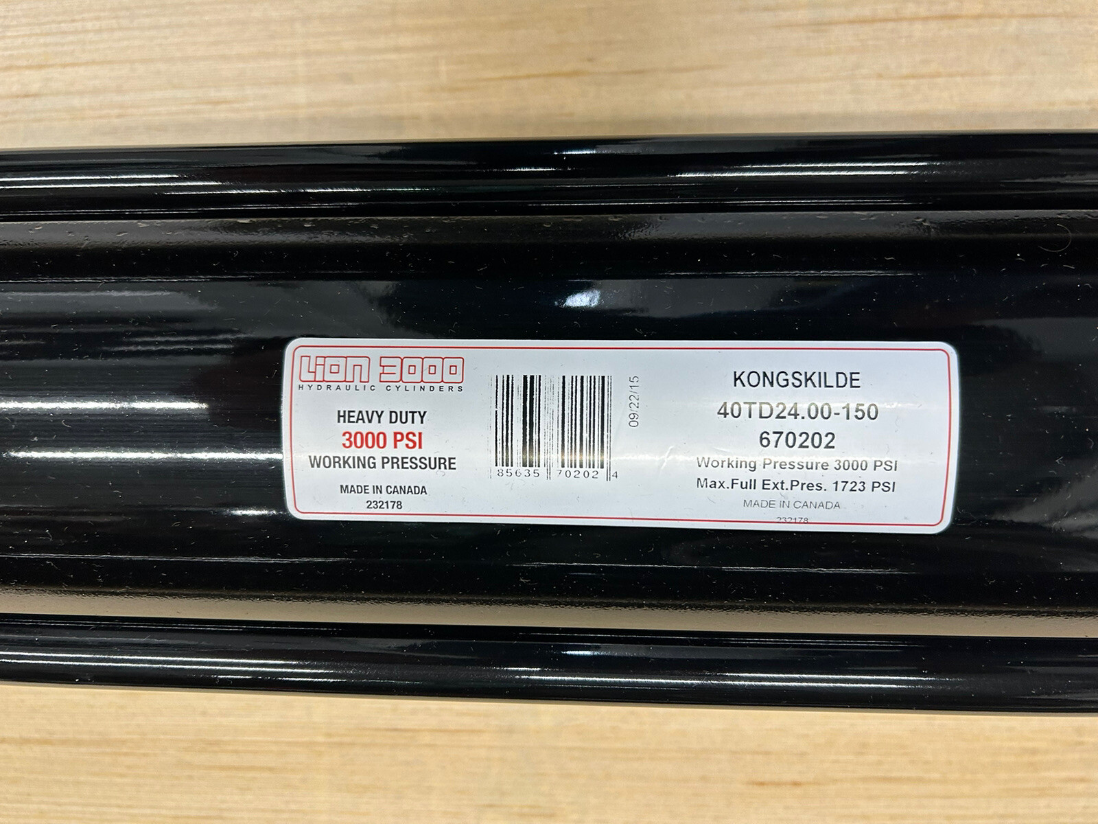 Lion 3000 Hydraulic Cylinder 4 X 24 New Open Box eBay