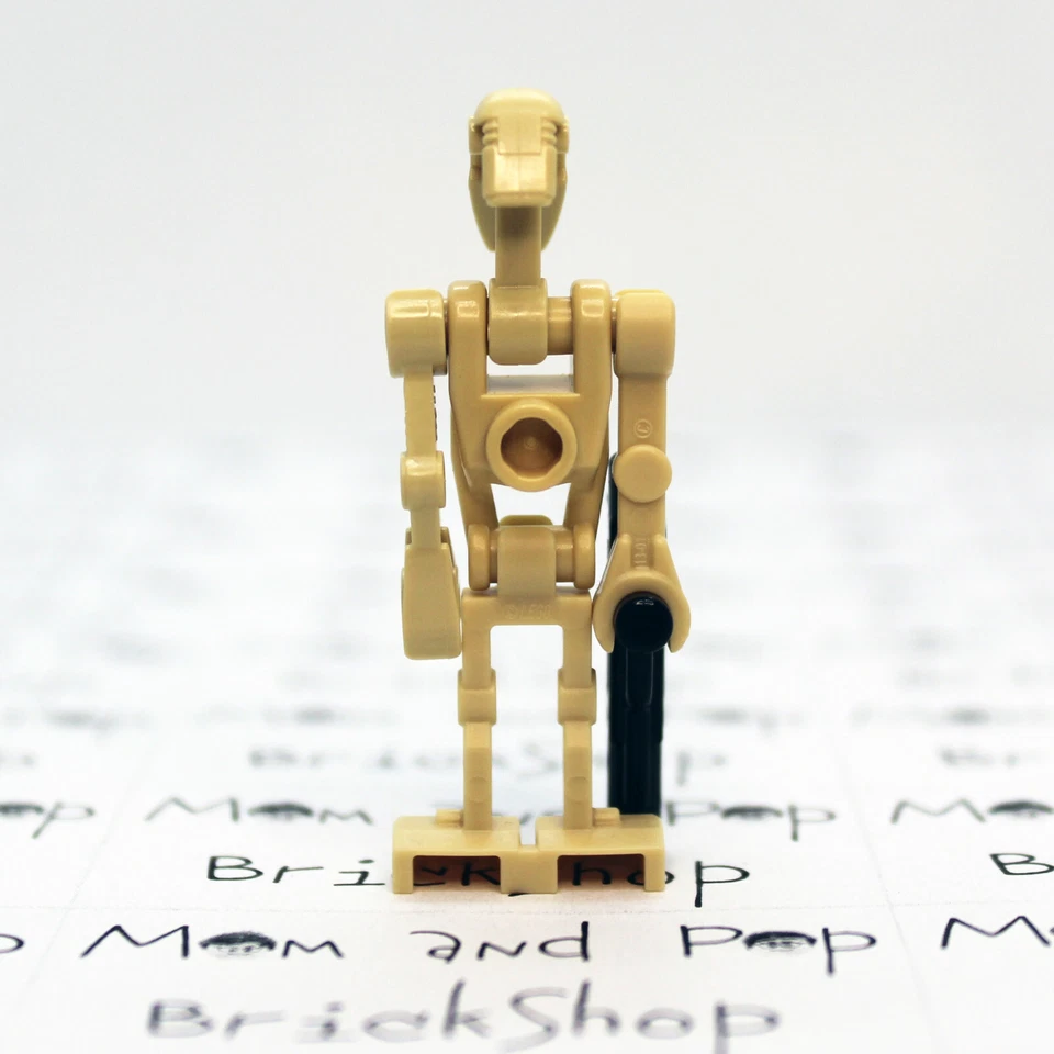 Минифигурка боевого дроида желтовато-коричневого цвета со средним прицелом бластер LEGO Star Wars - Изображение 3 из 4