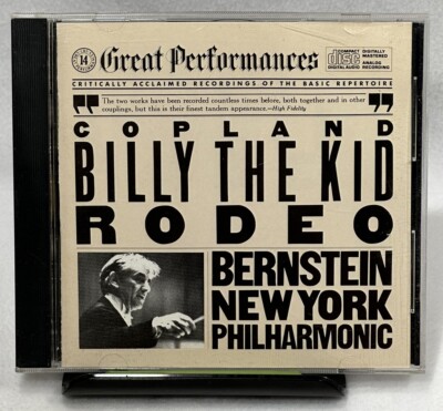 Copland - Billy The Kid - Rodeo - Bernstein (CD, 1981, CBS)
