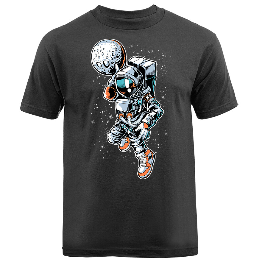 Astronaut Dunk Funny Joke Humor Humorous Graphic T-shirt Astronaut Dunk Funny Joke Humor Humorous Graphic T-shirt