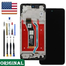 OEM LCD Display Touch Screen Digitizer Frame For Motorola Moto G 5G 2024 XT2417