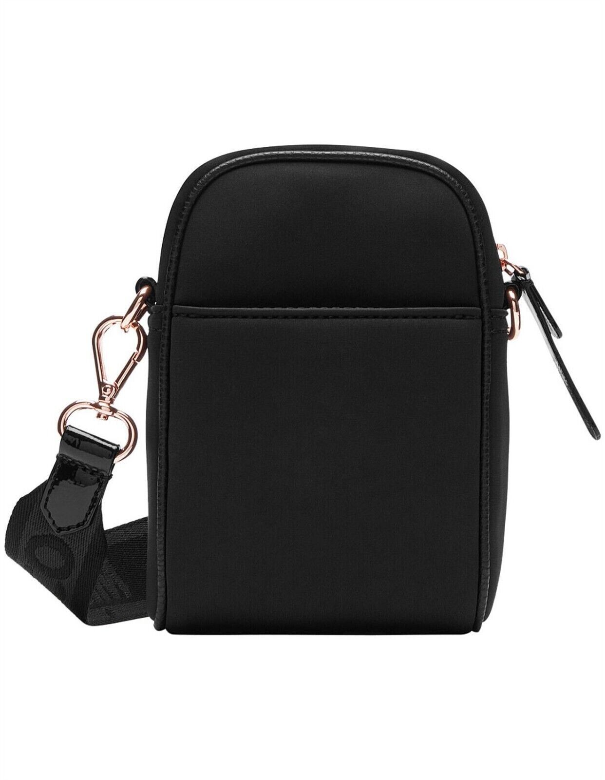 Mimco Serenity Phone Crossbody Bag Black Rose Gold Brand New With Tags