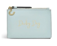 RADLEY LIGHT BLUE KENTUCKY DERBY LEATHER COIN PURSE NEW!!!