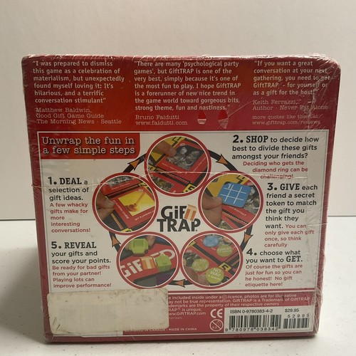 GiftTrap The Hilarious Gift Exchange Challenge Game Factory Sealed - NEW - Picture 6 of 6