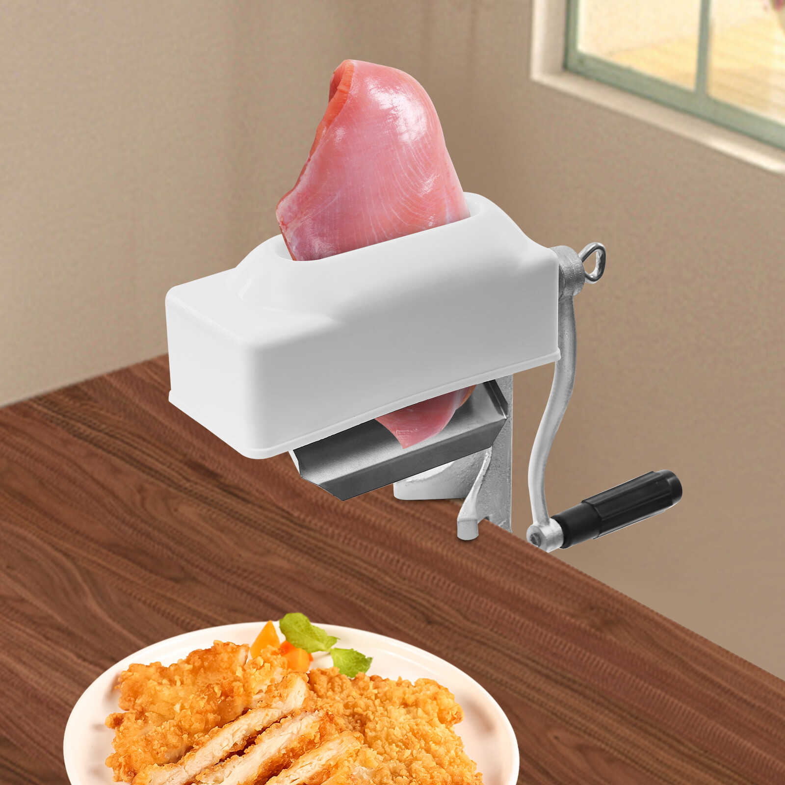 Meat Tenderizer Machine Stainless Steel Cuber Heavy Duty Pork Steak Machine