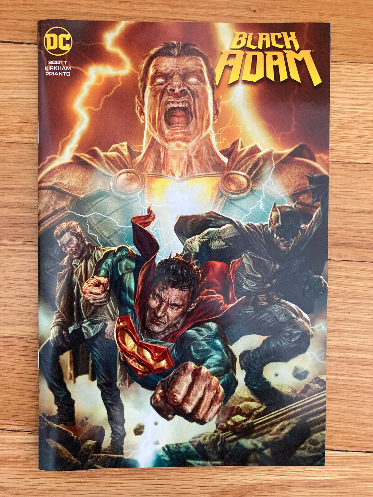 Black Adam Exclusive Comic (Superman, Batman, Constantine & Justice League  Dark)