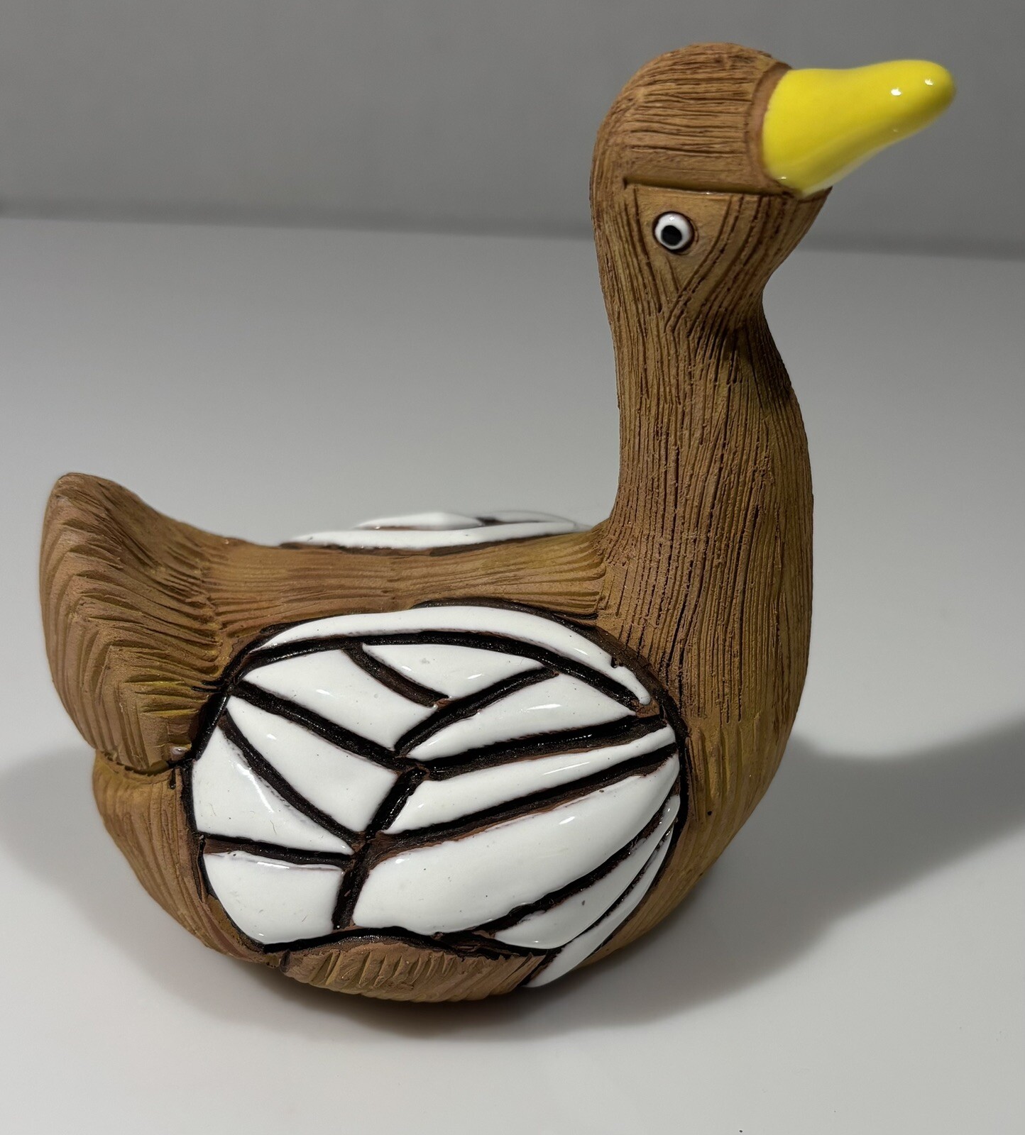 vintage ceramic duck figurine Casals Peru