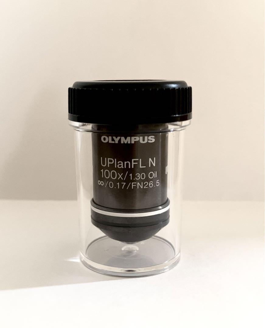 Olympus UPlanFL N 100×/1.30 Oil Microscope Objective Lens | eBay