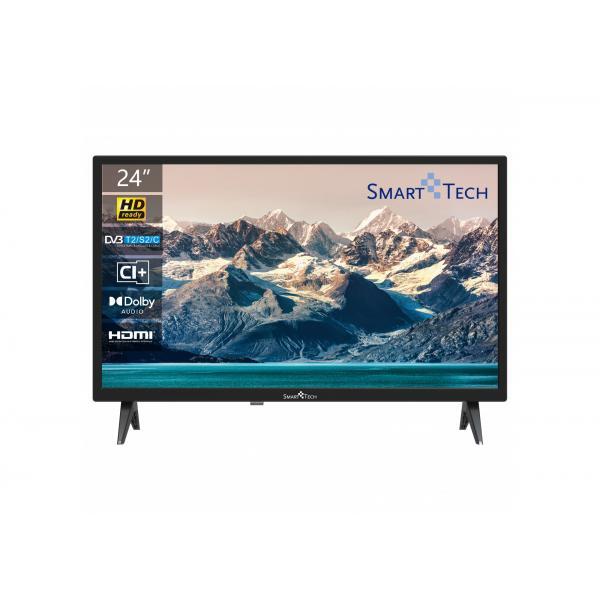 Smart-Tech 24HN10T2 TV 61 cm (24") HD Nero - (SMT TV24 24HN10T2 HD IT)
