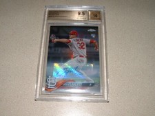 2018 TOPPS CHROME UPDATE JACK FLAHERTY AUTO,SIGNED REFRACTOR ROOKIE CARD BGS 9.5