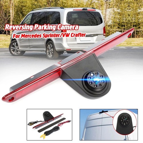 7" Mirror Monitor Brake Light Backup Camera For Mercedes Benz Sprinter Craft - Picture 7 of 12