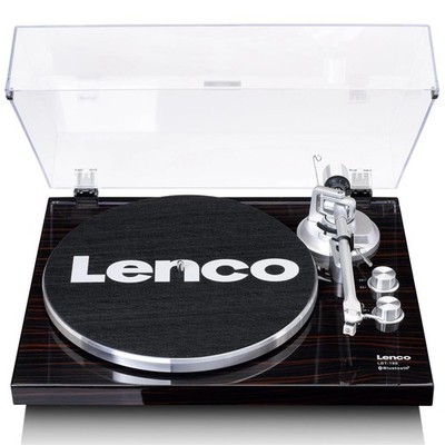 Lenco LBT-188WA Plattenspieler Riemenantrieb Bluetooth Anti-Skating Dunkelbraun