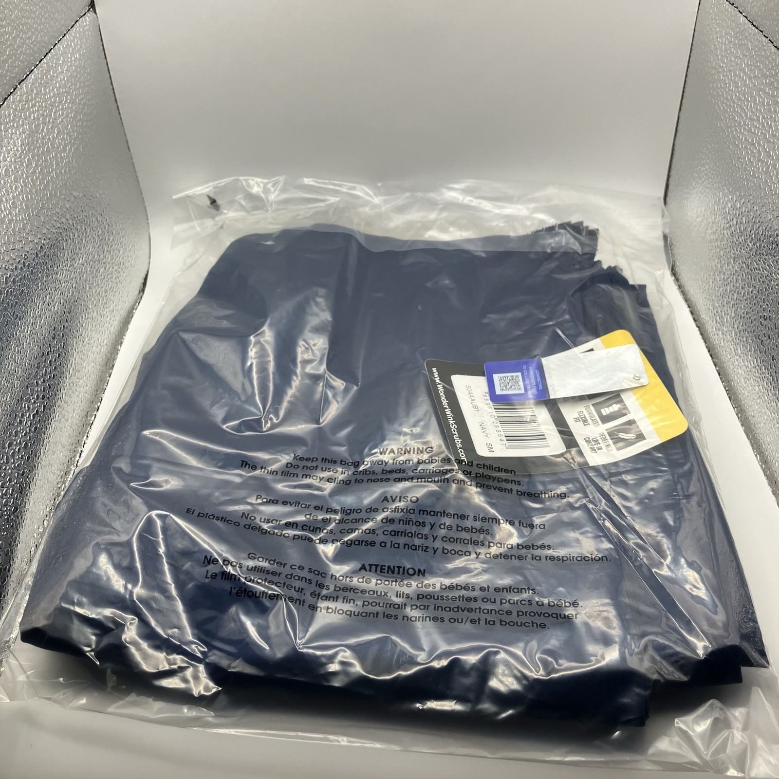 WonderWink (Wink) 504AAUB1 Scrubs Pants Size S Dark Blue (NAVY) - New