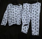 New DISNEY Womens Sz 3X Blue Mickey Mouse 2 Pc Pajamas Set L/S Jogger Pants NWT — photo 5