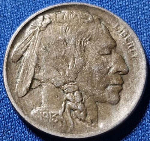 A 1913 Type 1 Buffalo Nickel Philadelphia, Nice Condition