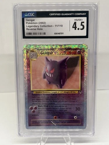 Pokemon Gengar Legendary Coll. Reverse Holo Rare #11 CGC 4.5