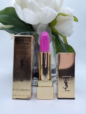 Yves Saint Laurent ROUGE PUR COUTURE SATIN LIPSTICK 49 Rose