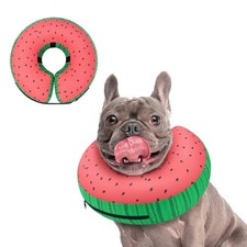 Supet Inflatable Dog Cone Collar Alternative After Surgery Doggie Neck Donut ...